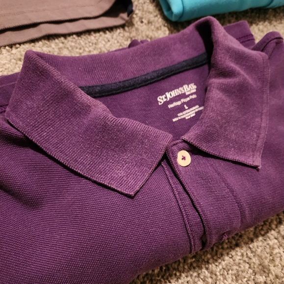 Bundle of 7 100% cotton heritage (pique) polo shirts - Picture 4 of 4